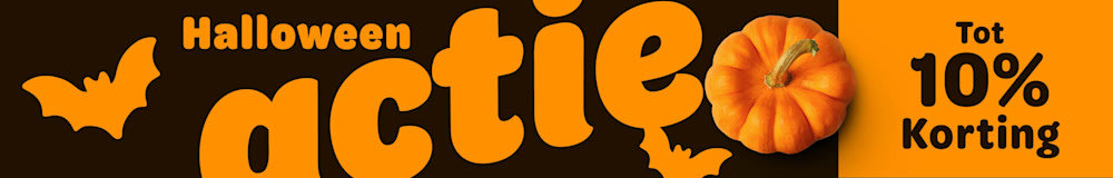 Halloweenactie tot 10% korting