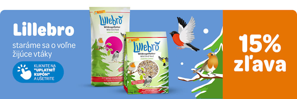 Lillebro, staráme se o ptáčky ve volné přírodě. Extra sleva - klikni a ušetři. 15% sleva!