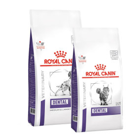 Croquettes, boîtes et sachets Royal Canin Veterinary Diet - Dental pour chien et chat