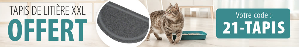 Tapis de litière XXL pour chat