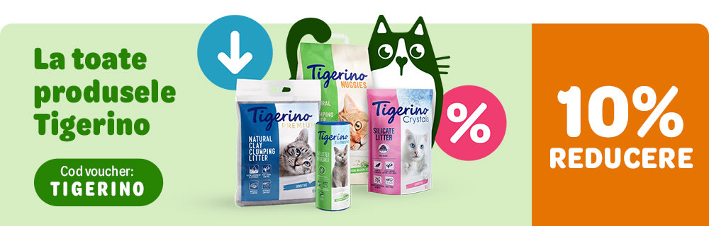 10% reducere la tot nisipul Tigerino!