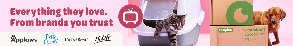 Everything they love. From brands you trust. Brands include: Applaws, Ever Clean, Cat's Best, HiLife