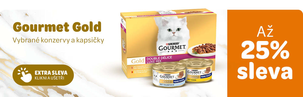 Gourmet gold 25% Sleva