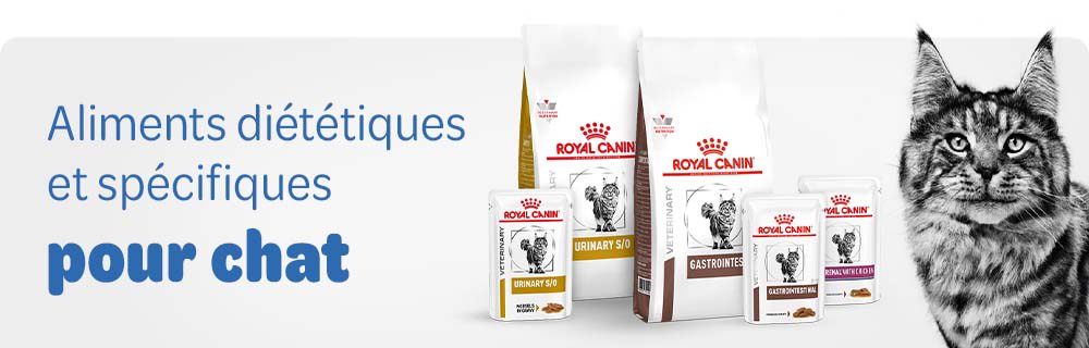Aliments diététiques pour chat