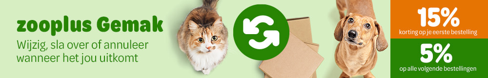 zooplusGemak tot 15% korting
