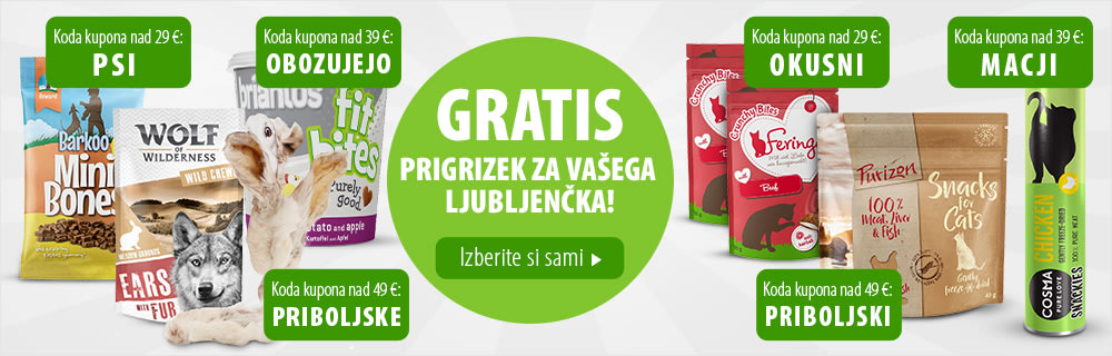 Gratis prigrizki za vas!