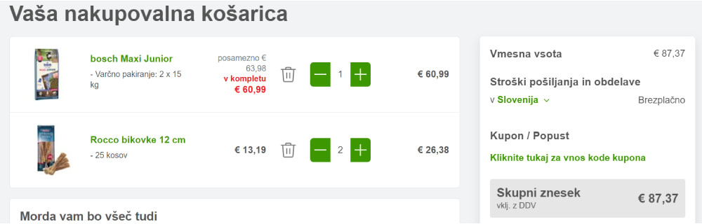 Nakupovalna košarica