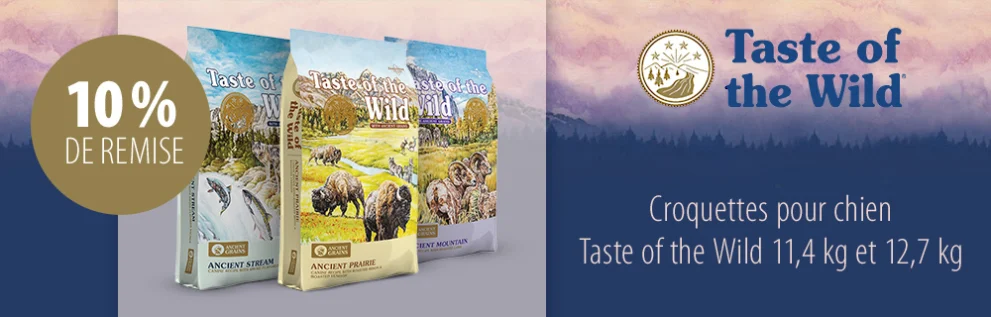 Taste of the Wild 10% de remise