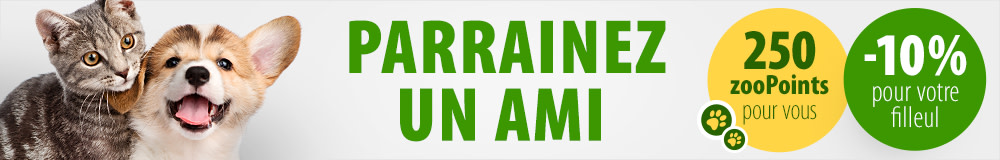 Parrainez un ami et recevez 250 zooPoints !