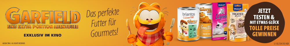 Garfield - das perfekte Futter für Gourmets