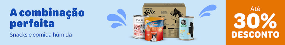 Hidratação diária: até 30 % de desconto em comida e acessórios para cães e gatos