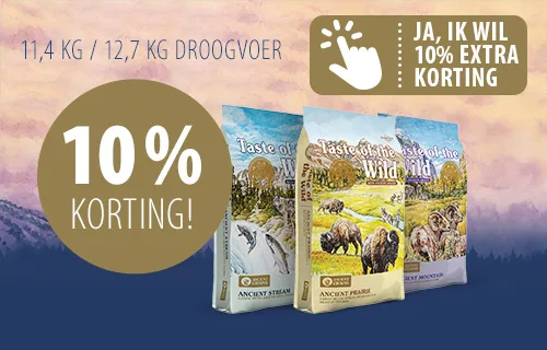 Taste of the Wild met extra korting