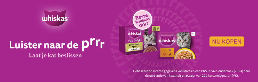 Vertrouw op het gespin. Laat je kat kiezen. Koop nu.