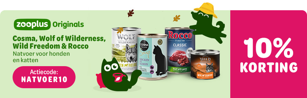 Tot 10% korting op geselecteerd natvoer