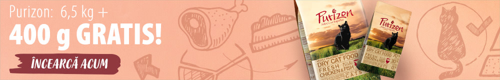 6,5 kg Purizon hrană uscată + 400 g gratis!