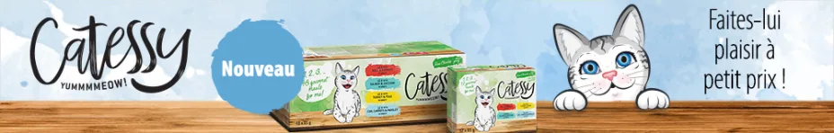 Boîtes et sachets Catessy pour chat 