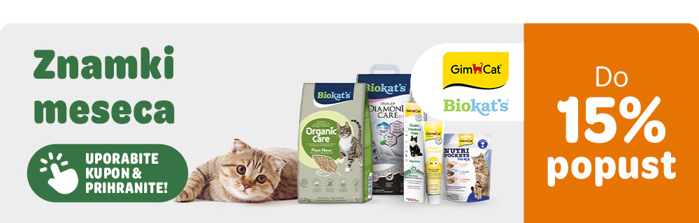 Znamki meseca Biokats in Gimcat, do 15% popust