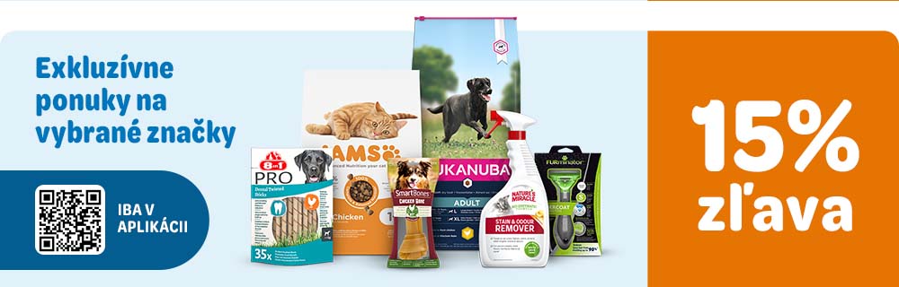 Exkluzivne ponuky na vybrané značky Iba v aplikacii 15%zlava