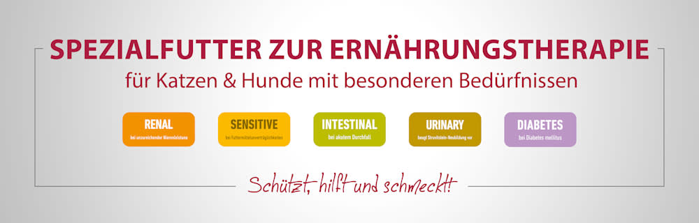 Spezialfutter zur Ernährungsthereapie