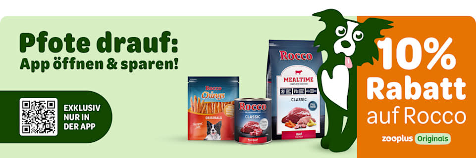 10% Rabatt auf Rocco in der App
