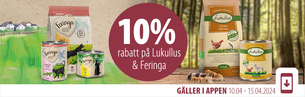 10% rabatt Lukullus Feringa