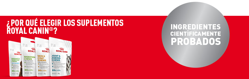 ¿Por qué elegir los suplementos masticables ROYAL CANIN®?