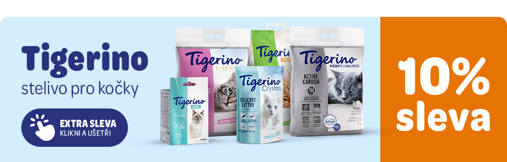 Tigerino stelivo pro kočky 10% sleva. Extra sleva - klikni a ušetři.