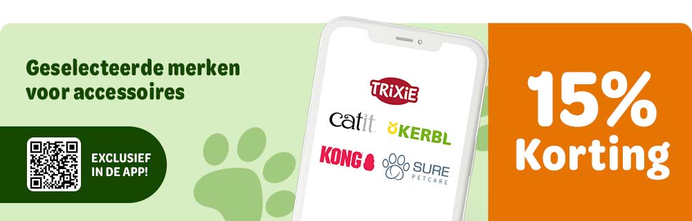 15% korting op geselecteerde accessoires!
