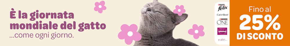 Giornata mondiale del gatto: fino al 25% di sconto su una selezione di prodotti!