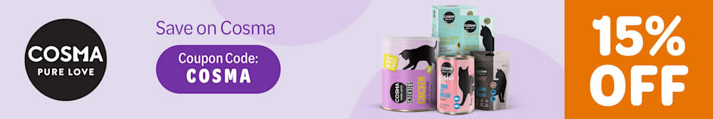 15% off Cosma, use the coupon code 'COSMA'