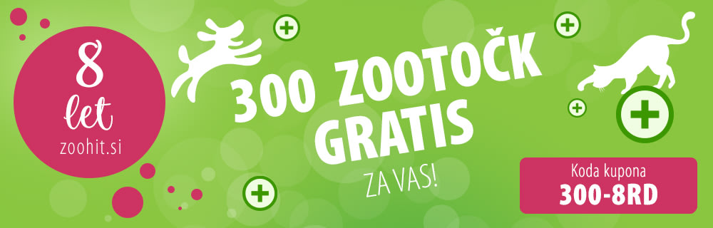 300 zooTočk gratis!