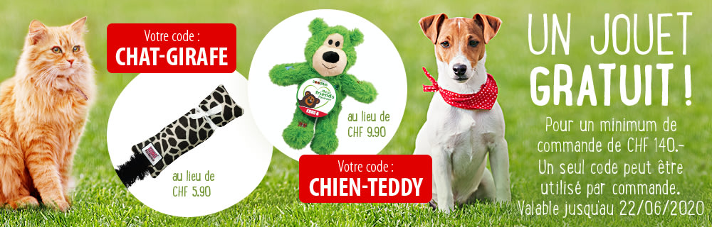 Jouets KONG offerts pour chien ou chat