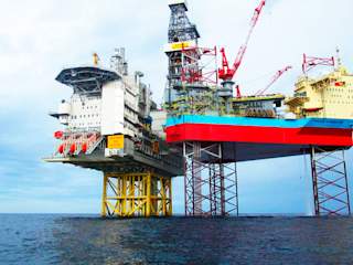 Maersk Integrator in the North sea