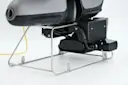 Closeup of the Blueye X3 with oculus, servo and large skid
