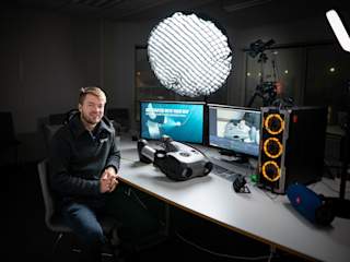 Andreas Viggen ready for the digital course