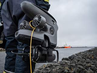 Medusa Radiometrics MS 1000 mounted on Blueye X3