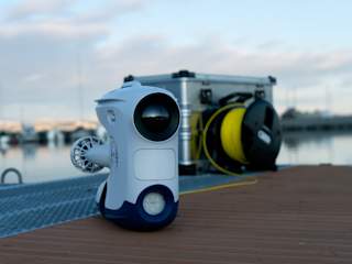 Blueye Pro with Zarges at the Marina