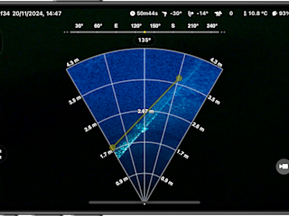 Multibeam View with Meassurement