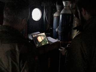 Soldiers Controlling the Drone