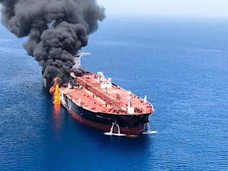 Burning Ship in Red Sea