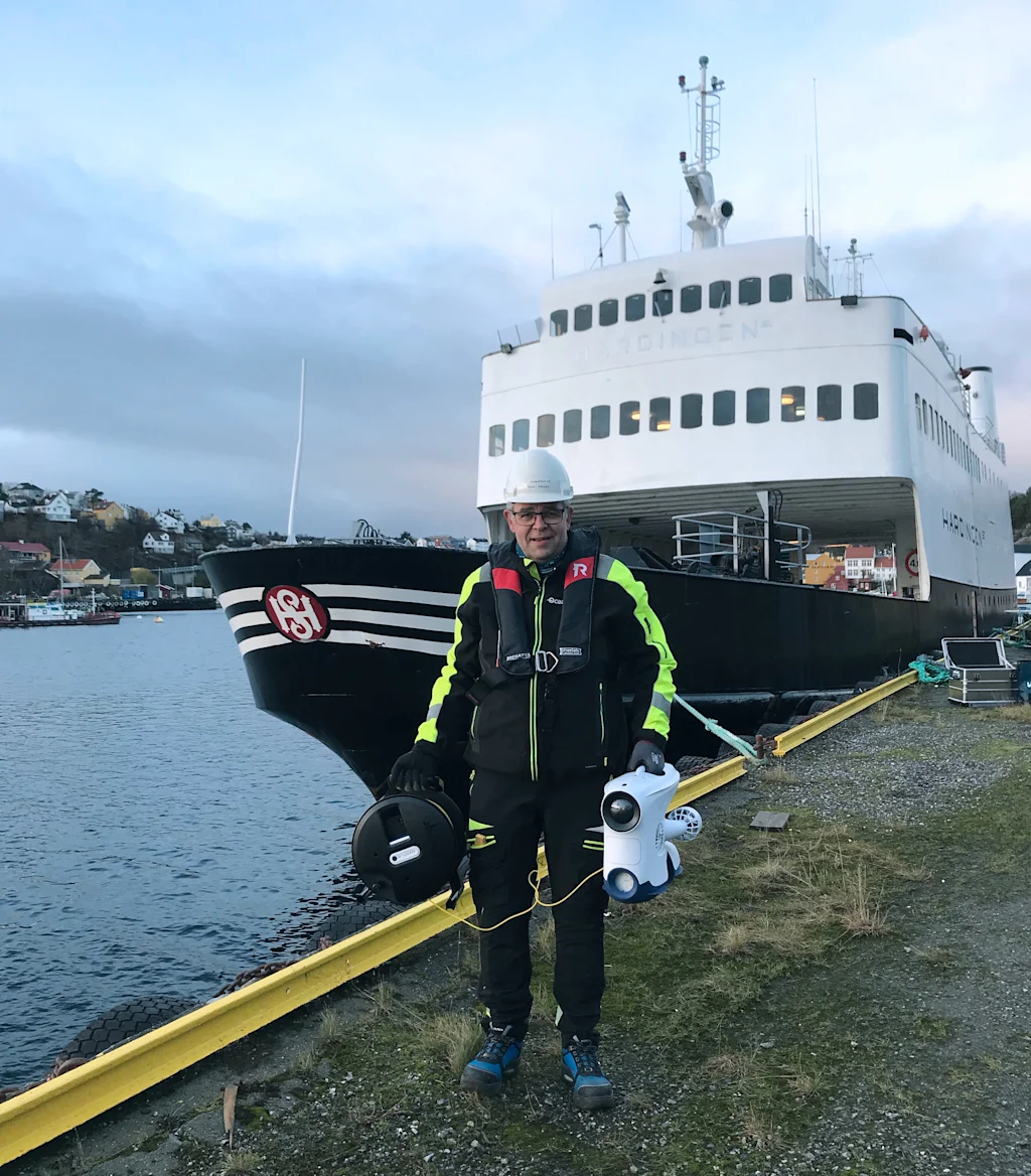 Frank Ellingsen from OceanFront - Blueye Partner