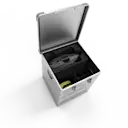 Aluminum transportation case square