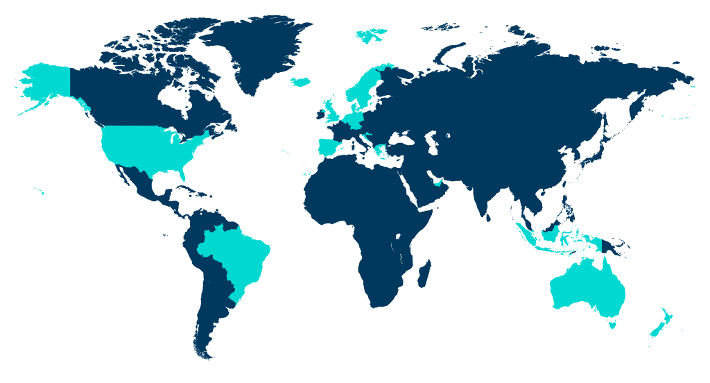 Blueye Partner Map