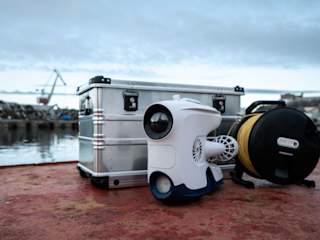 Blueye Pro Drone, Reel and Zarges case.