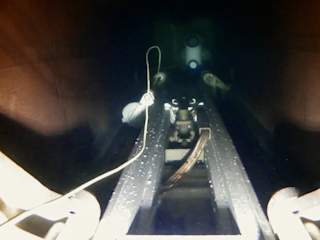 Drone Inside Torpedo Chamber