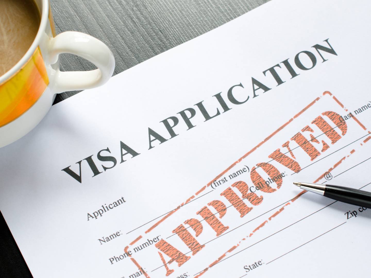 visa application - approved
