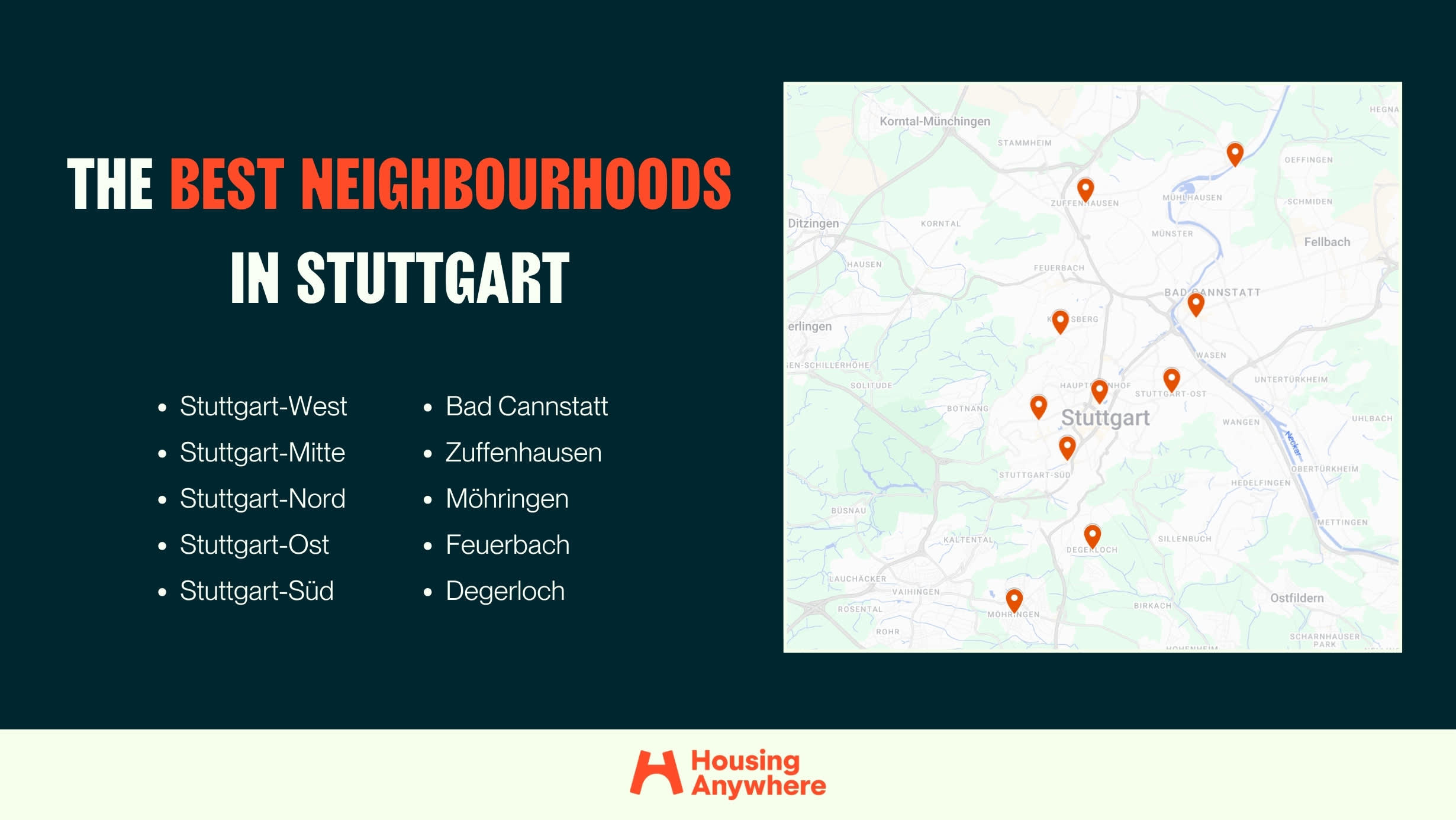 Best neighborhoods in Stuttgart