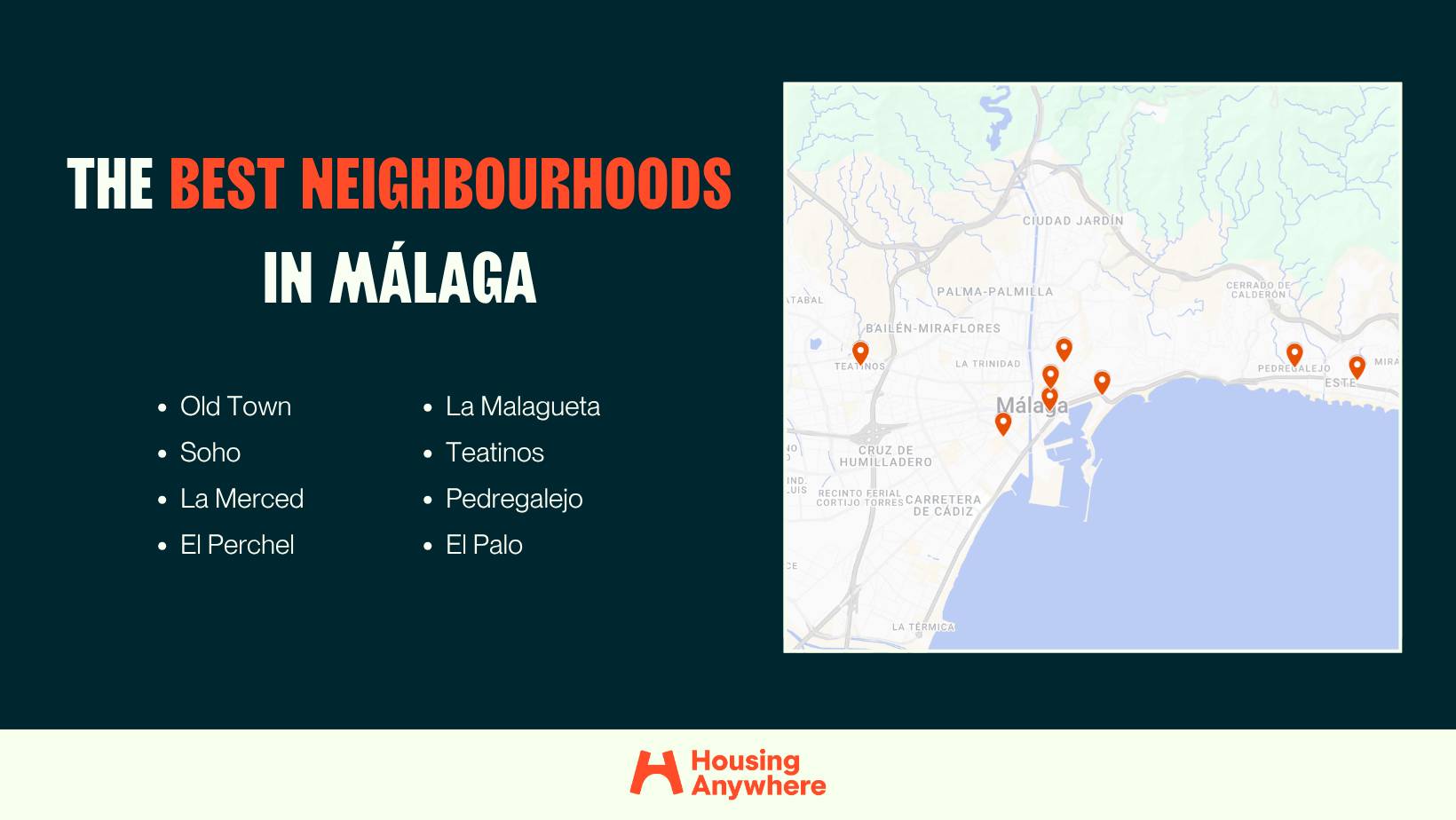 Málaga neighborhoods