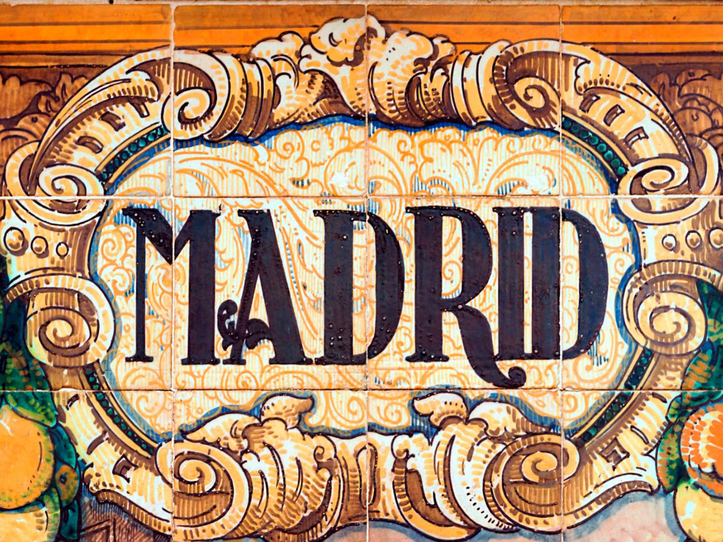 Madrid sign