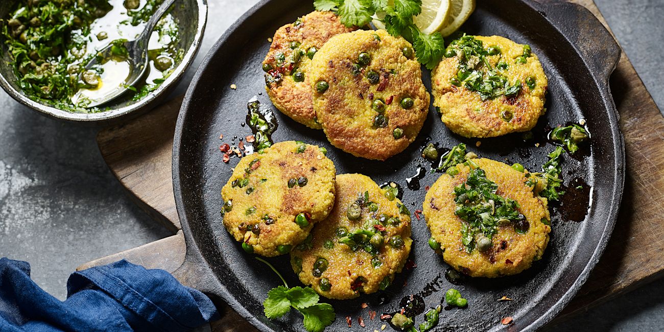 Cous cous fritters Cous cous fritters